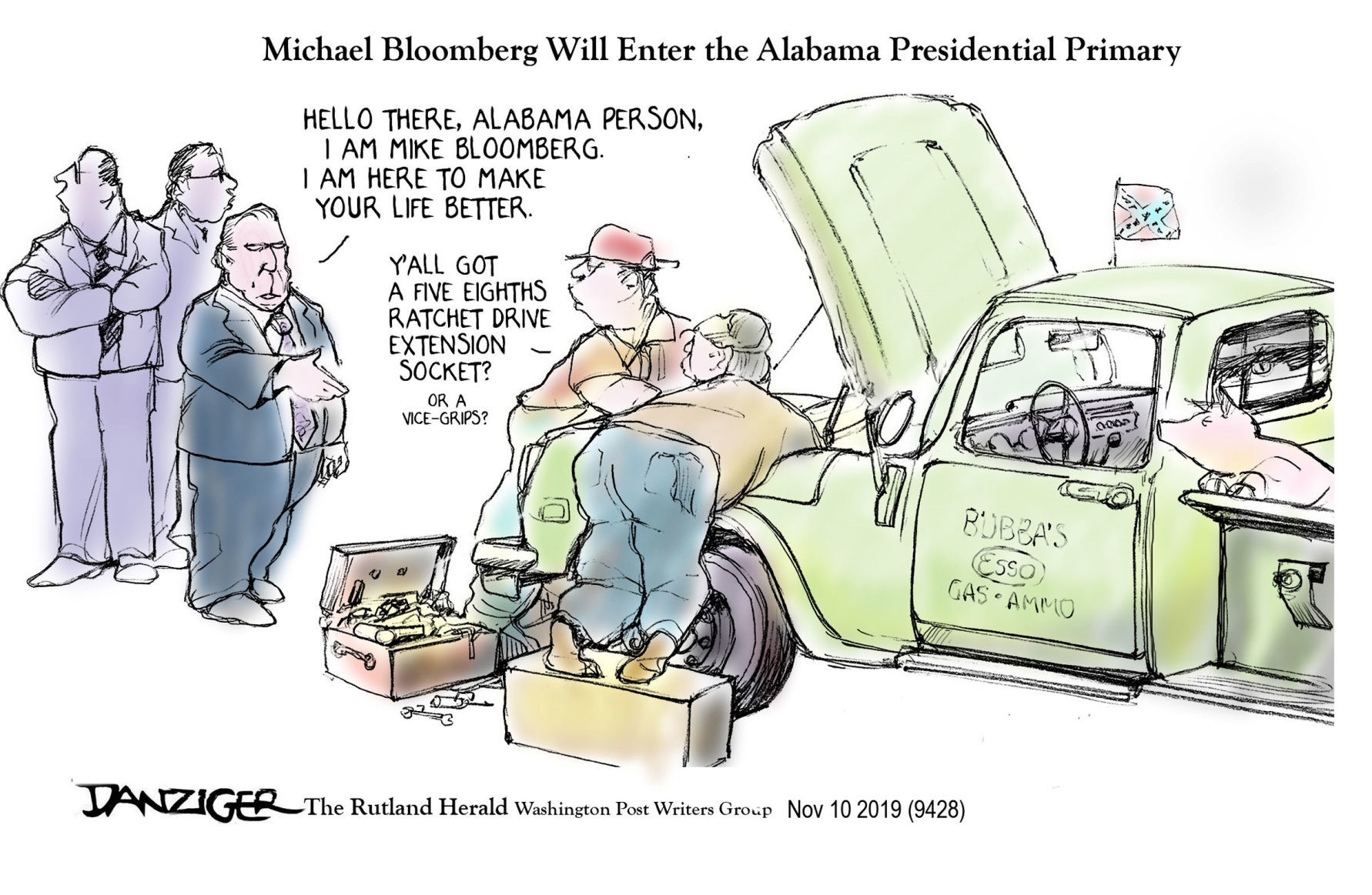 Jeff Danziger cartoon